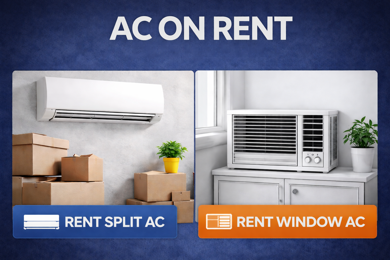 AC on Rent Delhi