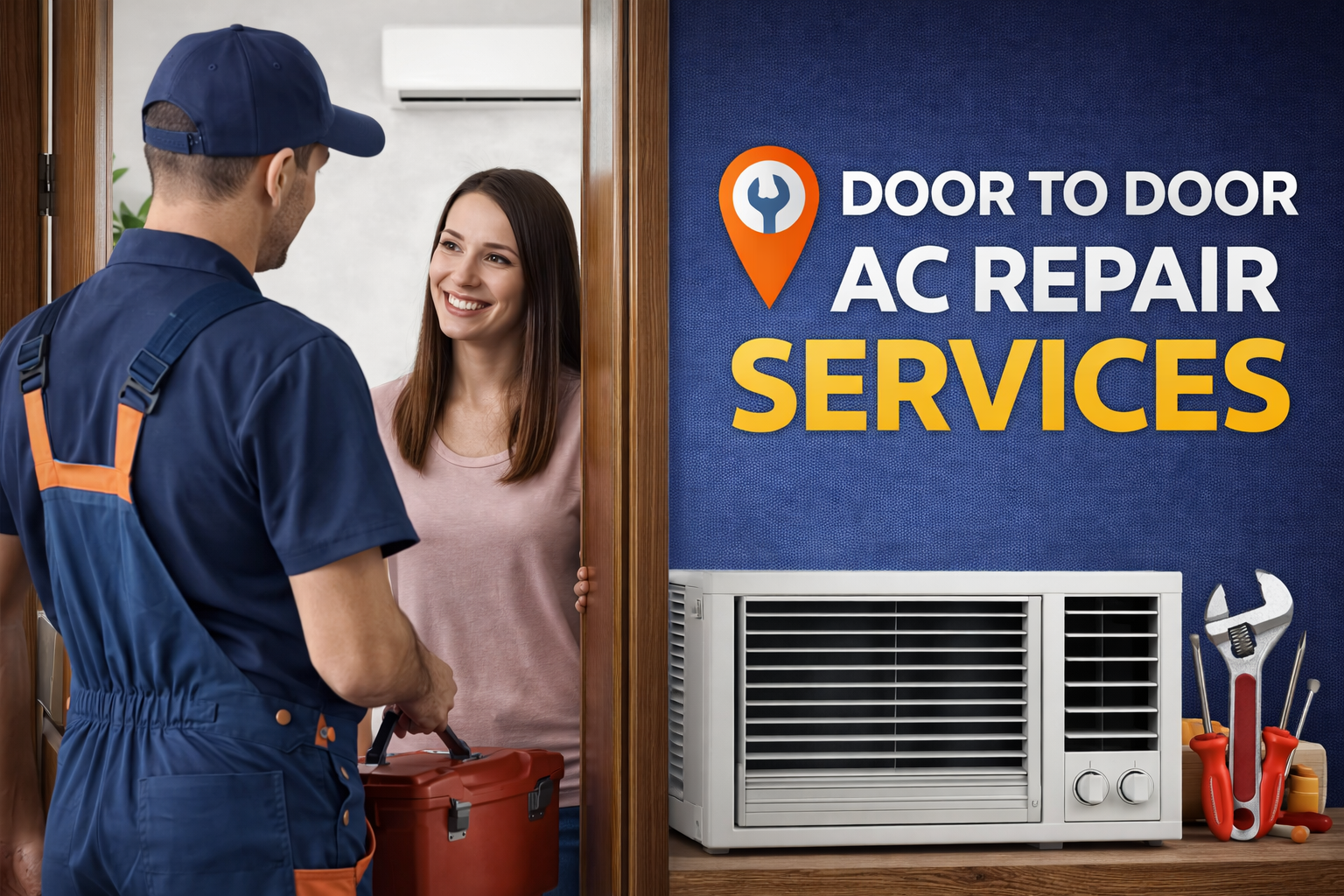 Door to Door AC Service Delhi